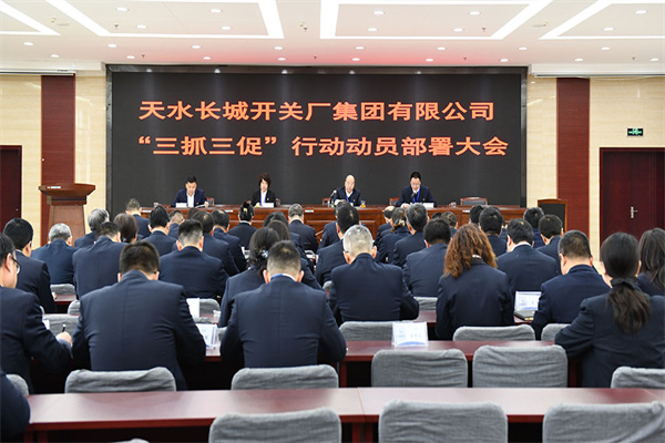 長開廠集團(tuán)公司組織召開“三抓三促”行動動員部署會